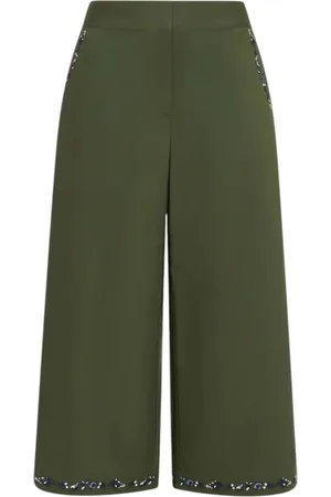 MARELLA Embroidered Wide Leg Trousers