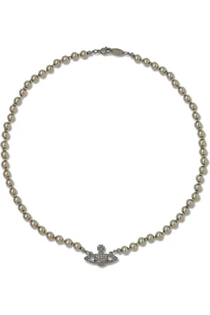 Vivienne Westwood Necklaces, female, , ONE SIZE, Pearl Mini Bas Relief Jewelry