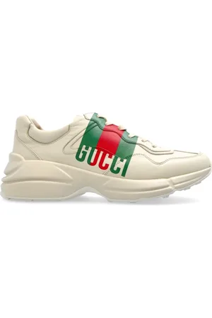 Gucci Sneakers, male, , 10 UK, Ivory Platform Trainers