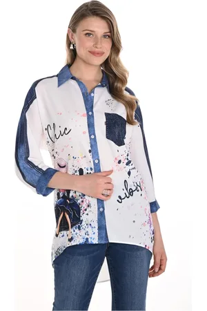 Frank Lyman Woven Multi Blouse with Print