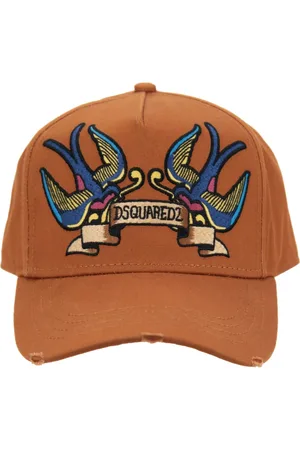 Dsquared2 Caps, unisex, , ONE SIZE, Embroidered Baseball Cap with Buckle