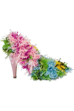 Moschino Pumps, female, , 6 UK, Colorful Flower Power Pump Shoes