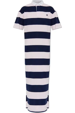 COPERNI Striped Long Polo Dress