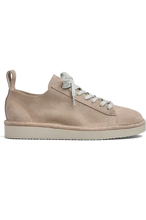 Panchic Lace-Up Trainers with Suede Upper