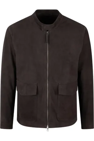 Paolo Pecora Leather Jackets, male, , M, Sheepskin Leather Jacket with Zip Closure
