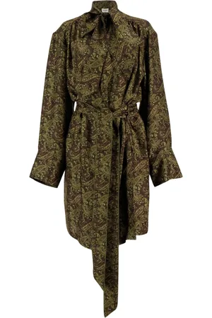 Saint Laurent Shirts, female, , M, Silk Lavallière Dress Spring-Summer 2025