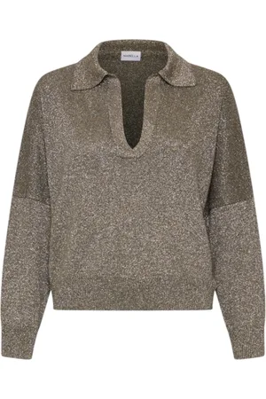 MARELLA V-neck Knitwear, female, , L, Lurex Jumper