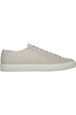 MOORER Sneakers, male, , 10 UK, Leather Trainers with Logo Detail