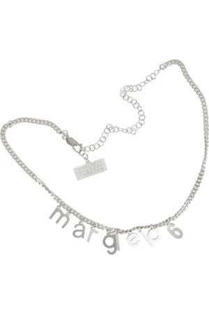 Maison Margiela Silver Necklace with Decorative Elements