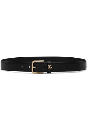 Dolce & Gabbana Belts, female, , 80 CM, Leather Logo Belt Accessories