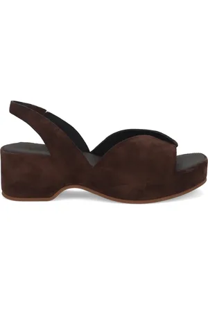 ROBERTO DEL CARLO Suede Platform Sandals