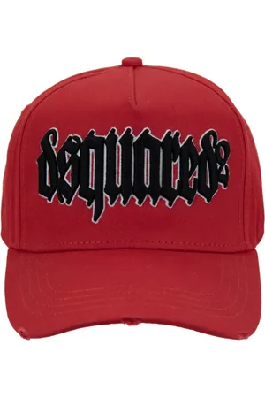 Dsquared2 Caps, unisex, , ONE SIZE, Gothic Style Baseball Cap with Buckle