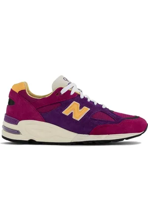 New Balance Sneakers, male, , 8 UK, USA Made Teddy Santis Trainers /Yellow
