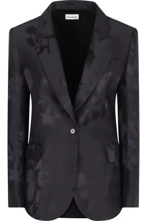 P.A.R.O.S.H. Blazers, female, , M, Jacquard fabric one button jacket