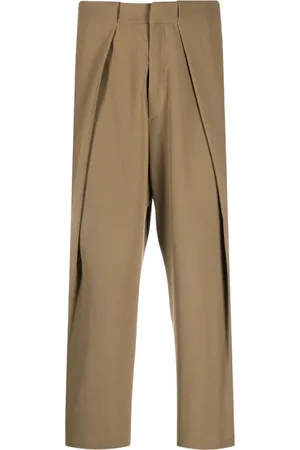 Balmain Chinos, male, , M, Short Chinos with Tonal Stitching and Buttoned Back Pockets