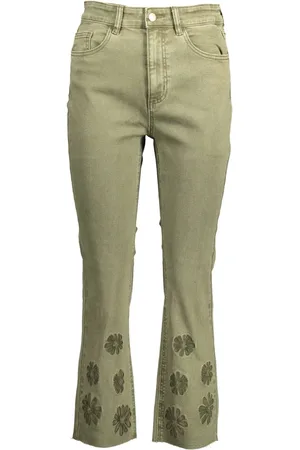 Desigual Embroidered Jeans with Contrast Stitching