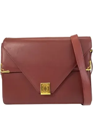 Cartier Pre-owned Cross Body Bags, female, , ONE SIZE, Pre-owned Leather crossbody-bags