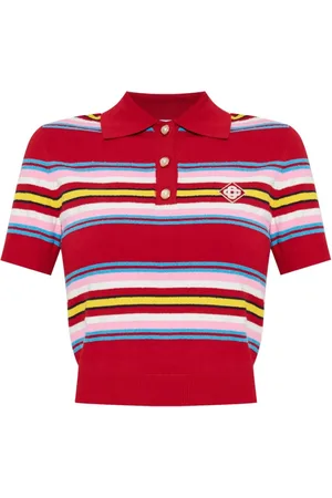 Casablanca Round-neck Knitwear, female, , S, Multicolour T-shirt & Polo