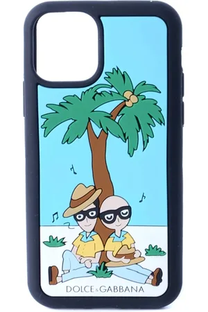 Dolce & Gabbana Phone Accessories, male, , ONE SIZE, Men Case iPhone 11 Pro