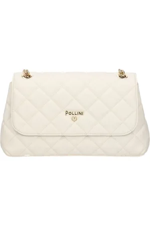 Pollini Shoulder Bags, female, , ONE SIZE, Ivory Shoulder Bag with Quilted Design