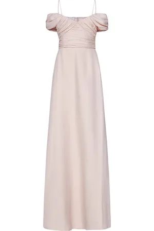 Giambattista Valli Maxi Dresses, female, , M, Off-Shoulder Dress Rose Quartz