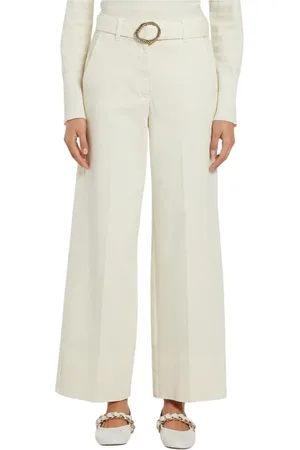 MARELLA Wide Leg Cream Trousers