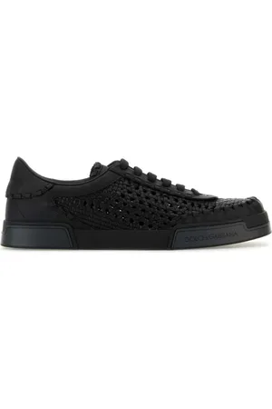 Dolce & Gabbana Sneakers, male, , 9 UK, Leather Lace-Up Portofino Trainers