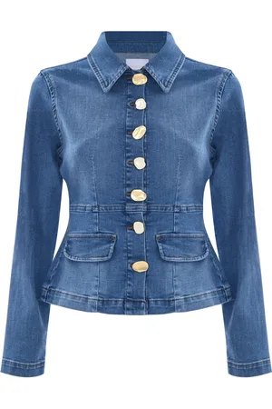 Kocca Denim Jackets, female, , XL, Forward-thinking short flared denim jacket