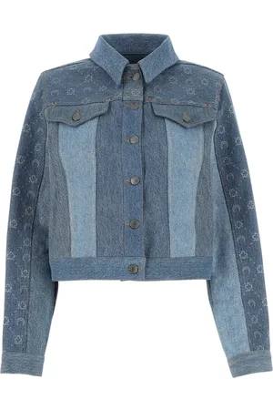 Marine Serre Denim Jackets, female, , 2XS, Regenerated Denim Jacket