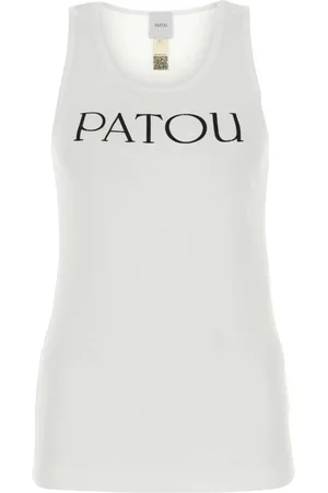 Patou Sleeveless Tops, female, , S, Cotton Tank Top in