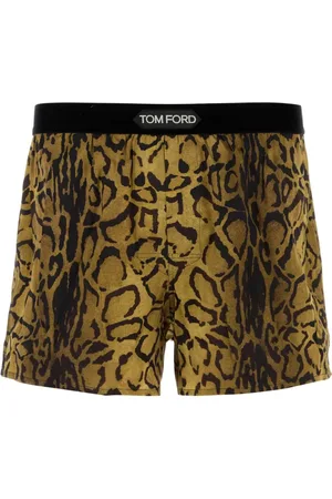 Tom Ford Printed Stretch Satin Boxer