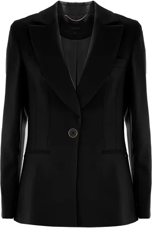 Kocca Blazers, female, , S, Metal-Rimmed Button Viscose Blend Jacket
