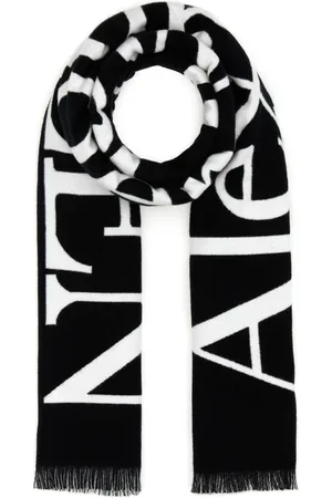 Alexander McQueen Scarves, male, , ONE SIZE, Cotton Scarf and Foulard