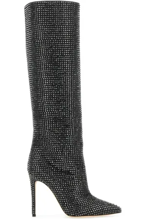 PARIS TEXAS Embellished Suede Holly Boots