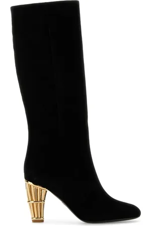 Salvatore Ferragamo Heeled Boots, female, , 4 UK, Doria 85 Ankle Boots