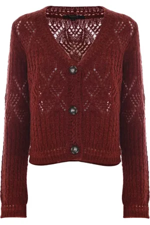 Kocca Cardigans, female, , M, Openwork Knit Cardigan