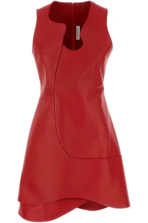 Salvatore Ferragamo Short Dresses, female, , XS, Short Leather Dress Collection