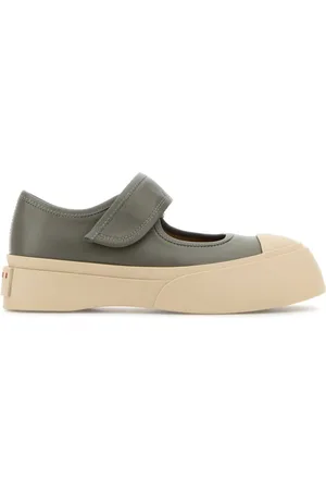 Marni Flats, female, , 5 UK, Leather Mary Jane Trainers
