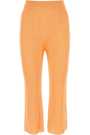 Jil Sander Slim-fit Trousers, female, , XS, Peach Viscose Cropped Trousers