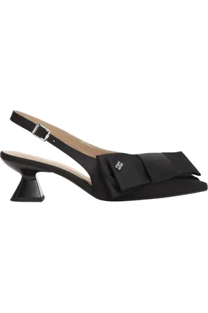 Ganni Pumps, female, , 6 UK, Big Bow Kitten Heel Pumps
