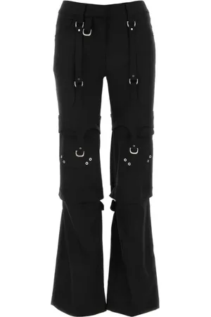 OFF-WHITE Wide Trousers, female, , S, Stretch Cargo Trousers