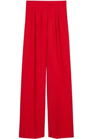 Max Mara Wide Trousers, female, , XS, Wool Wide Leg Trousers