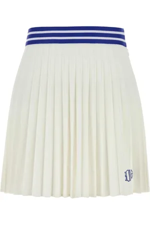 BODE Short Skirts, female, , S, White Piquet Court Mini Skirt