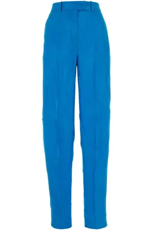 The Attico Tapered Trousers, female, , 3XS, Turquoise Stretch Wool Jagger Pant