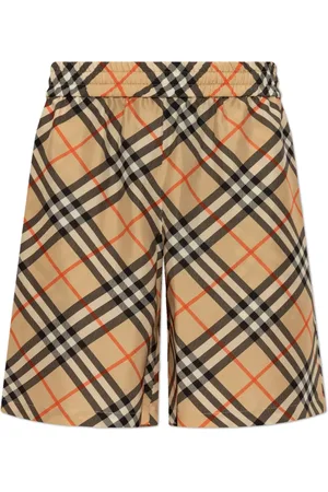 Burberry Casual Shorts, male, , L, Vintage Check Silk Shorts