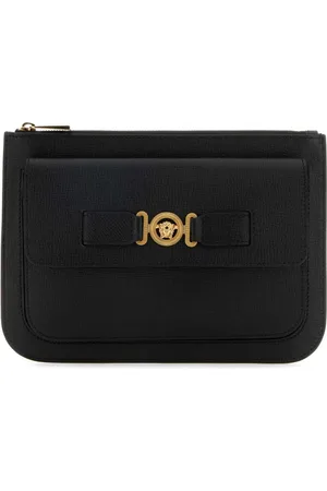 VERSACE Bags, male, , ONE SIZE, Stylish Leather Clutch