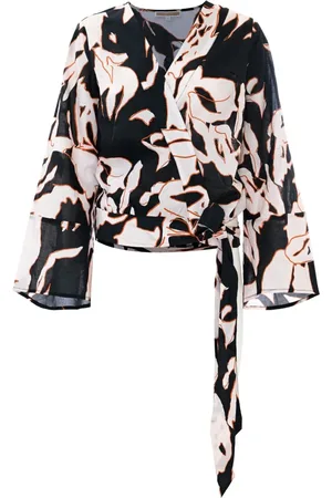 Kocca Blouses, female, , S, Abstract Pattern Kimono Blouse