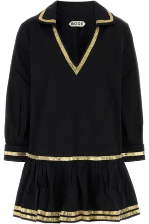 BODE Short Dresses, female, , M, Cotton Tinsel Dress
