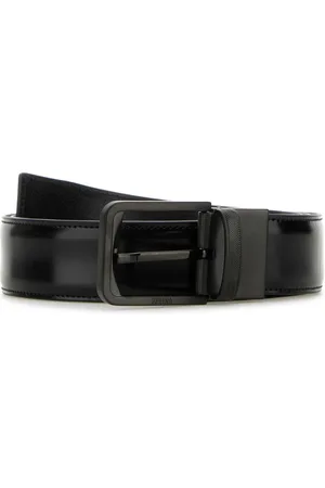 Ermenegildo Zegna Chevron Buckle Belt