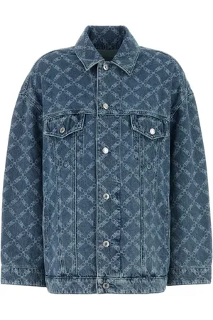 Michael Kors Denim Jackets, female, , ONE SIZE, Printed Denim Jacket